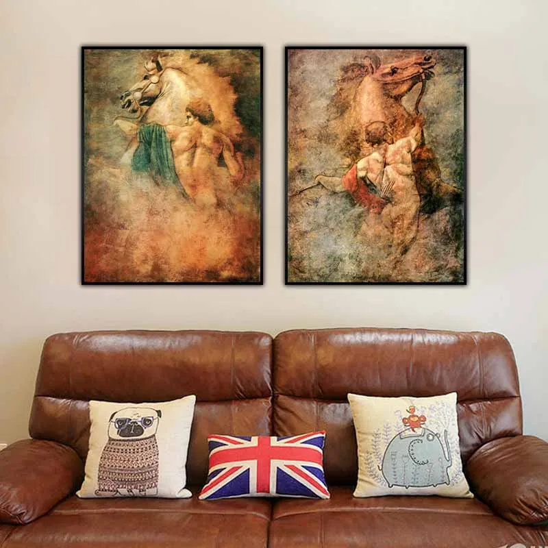 Hai bức tranh Spirit 1 và Spirit 2 của họa sĩ John David Parrish