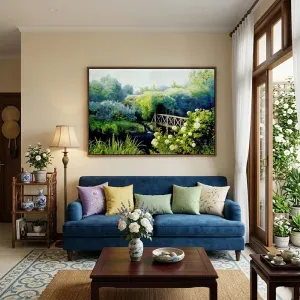 Khu vườn bên dòng suối