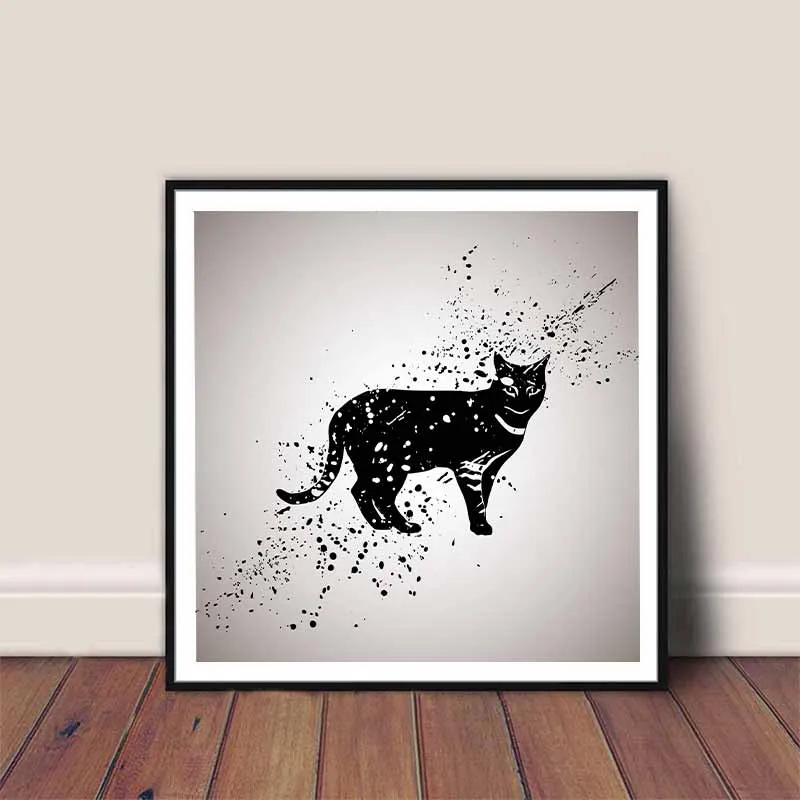 Tranh các loài động vật trắng đen