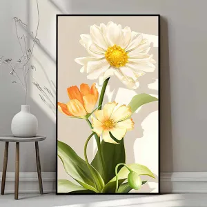 Tranh Canvas Nghệ Thuật - Nắng Ban Mai Trên Cánh Hoa Tulip