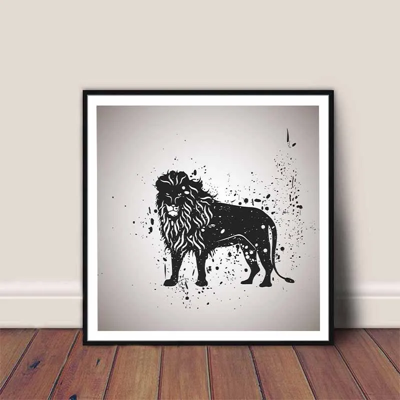 Tranh các loài động vật trắng đen