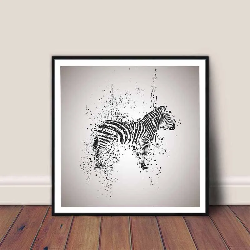 Tranh các loài động vật trắng đen