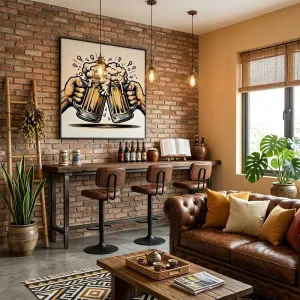 Tranh Canvas Nghệ Thuật Hai Ly Bia