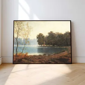 Sớm Thu Bình Yên Bên Mặt Hồ