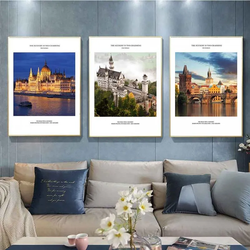 Tranh canvas các công trình kiến trúc trên thế giới