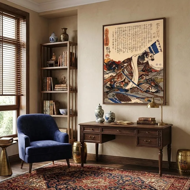 Tranh chiến binh Samurai Toki Jūrōzaemon Mitsuchika