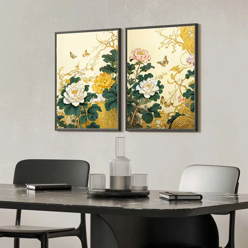 Tranh Canvas Hoa Mẫu Đơn: Điểm Nhấn Tinh Tế Cho Không Gian Sống