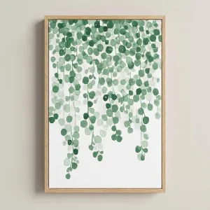 Tranh Canvas Lá Cây Treo Màu Nước Minimalist - Botanical Art Tinh Tế