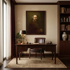 Tranh Canvas Nghệ Thuật: Bức Tự Họa Của Rembrandt