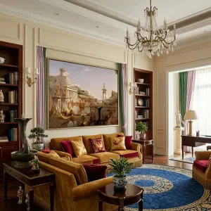 Tranh Canvas Nghệ Thuật Cổ Điển: Thời Kỳ Hoàng Kim Của Đế Chế