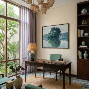 Tranh Canvas Phong Cảnh: Khúc Sông Seine Tại Giverny - Claude Monet