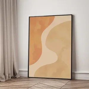 Tranh Canvas Trừu Tượng: Tone Màu Đất