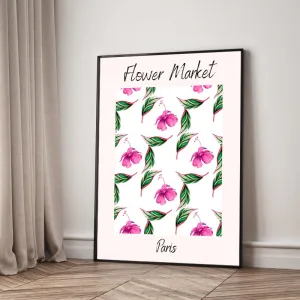 Bộ Tranh Canvas European Flower Market - Bản Giao Hưởng Sắc Hoa Nơi Trời Âu