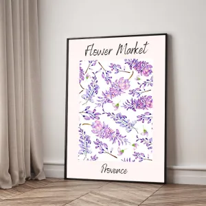 Bộ Tranh Canvas European Flower Market - Bản Giao Hưởng Sắc Hoa Nơi Trời Âu