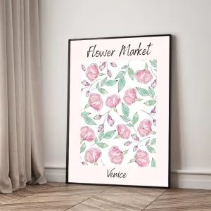 Bộ Tranh Canvas European Flower Market - Bản Giao Hưởng Sắc Hoa Nơi Trời Âu