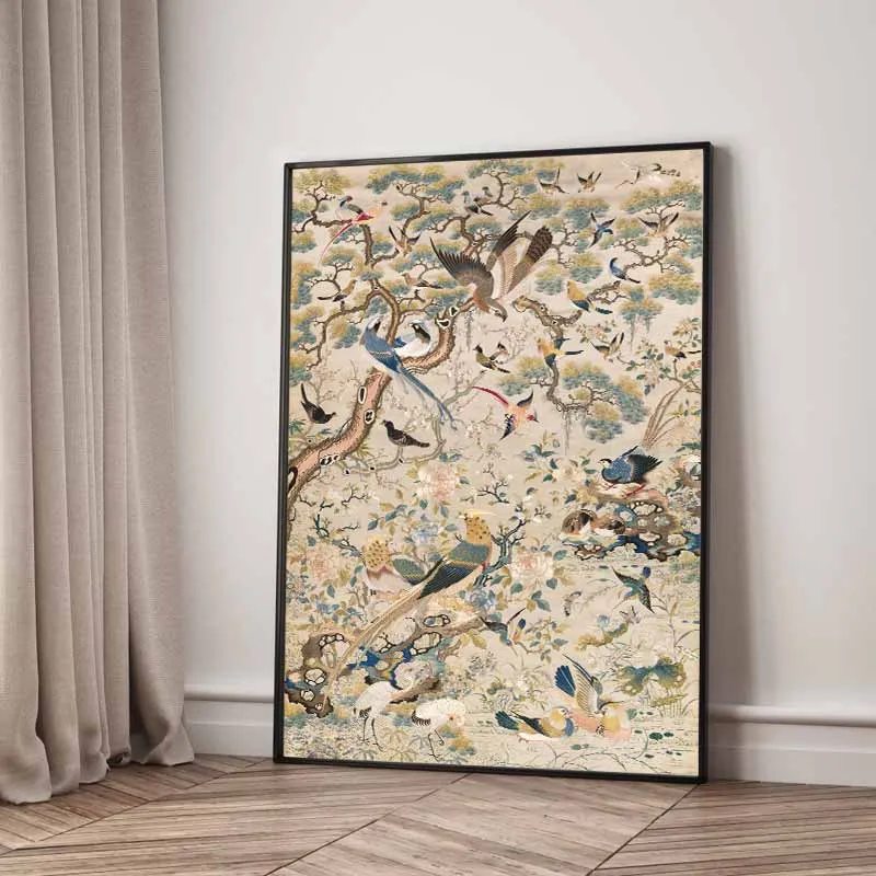 Bách Điểu Quần Tụ - Vẻ Đẹp Thiên Nhiên Cổ Điển