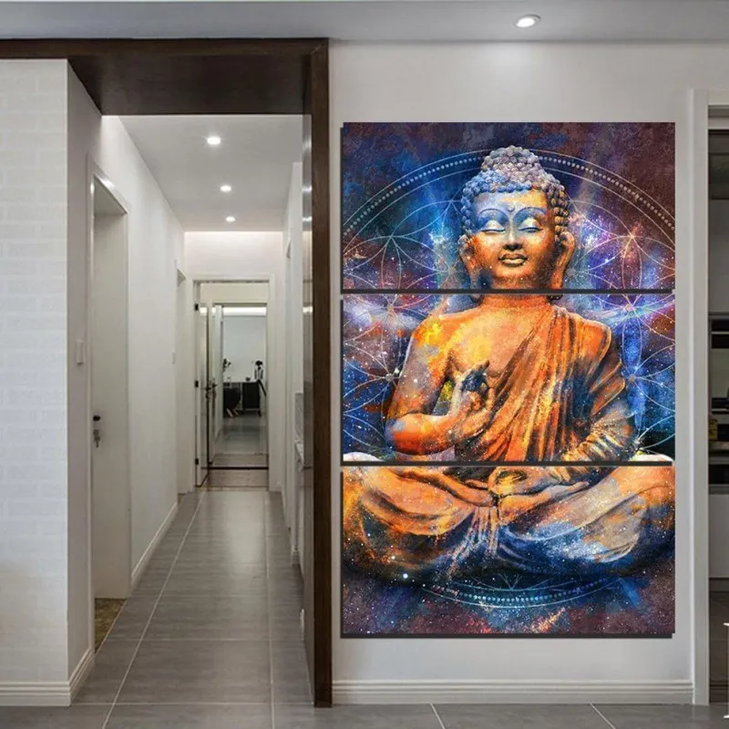 Tranh Phật Tổ Như Lai trừu tượng