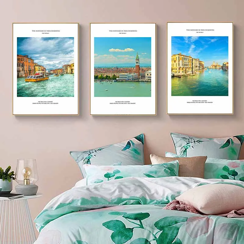Tranh phong cảnh Quảng trường San Marco, bảo tàng nghệ thuật Venezia, Ý
