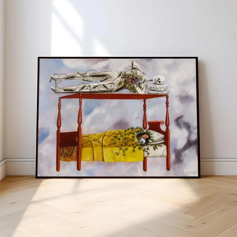 "The Dream" Giấc Mơ Siêu Thực (El Sueño) – Frida Kahlo