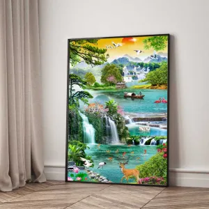 Cảnh Quan Sơn Thủy Hữu Tình Phú Quý Bình An