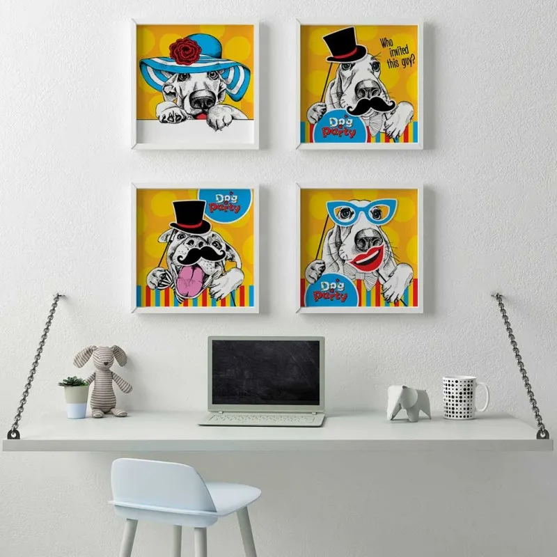 Tranh thời trang nón mũ của thú cưng