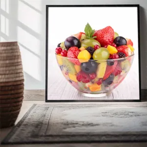 Bộ 3 Tranh Canvas Trái Cây Rau Củ Tươi Mát Nghệ Thuật Splash