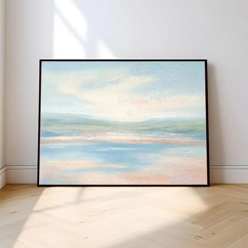 Phong cảnh Bãi Biển Trừu Tượng Dưới Ánh Nắng