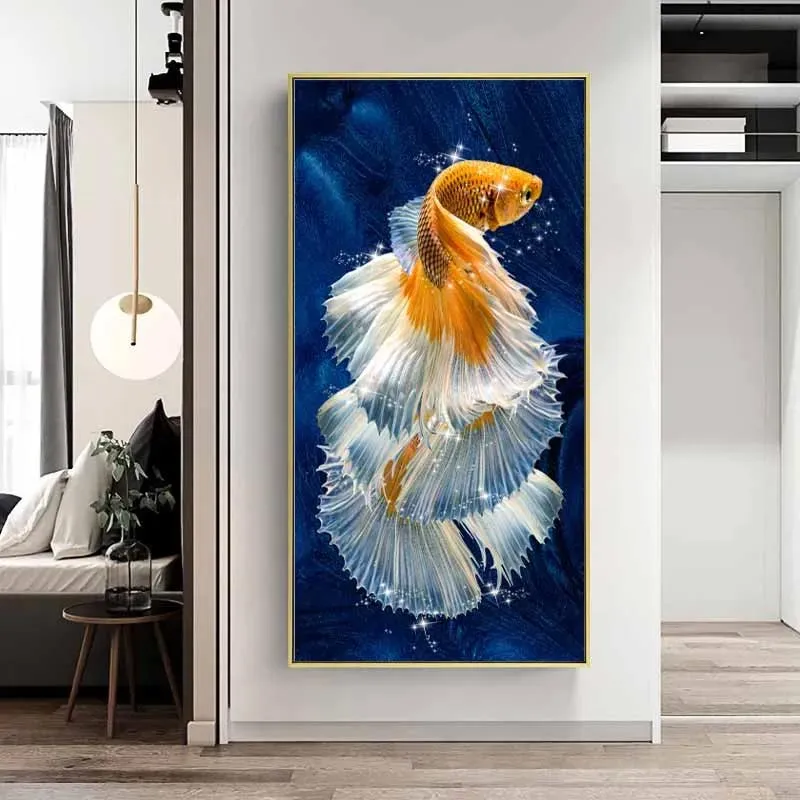 Trang Trí Nhà Của Bạn Với Tranh Canvas Cá Betta