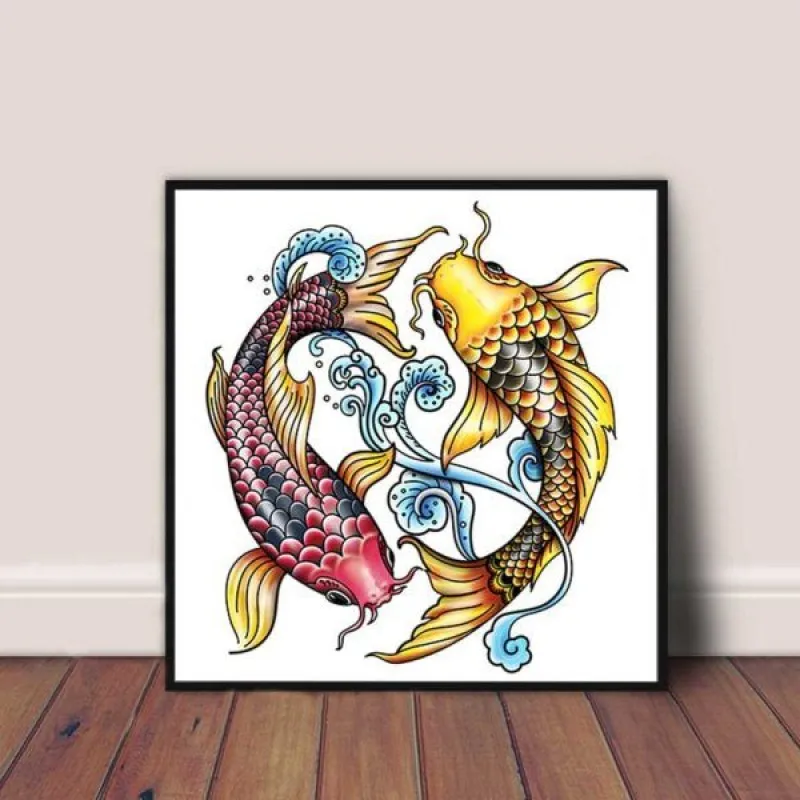 Tranh song ngư vọng nguyệt