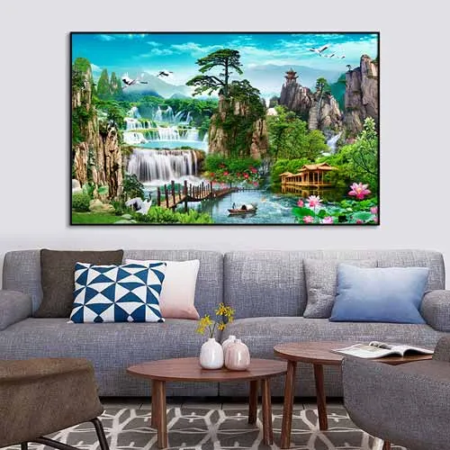 tranh sơn thủy hữu tình
