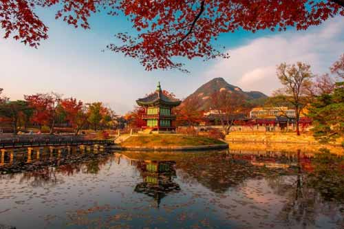 Cung điện Gyeongbokgung ở Seoul, Hàn Quốc. Hình ảnh của Sayan Uranan.