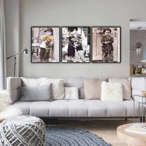 Tranh những đứa trẻ dễ thương