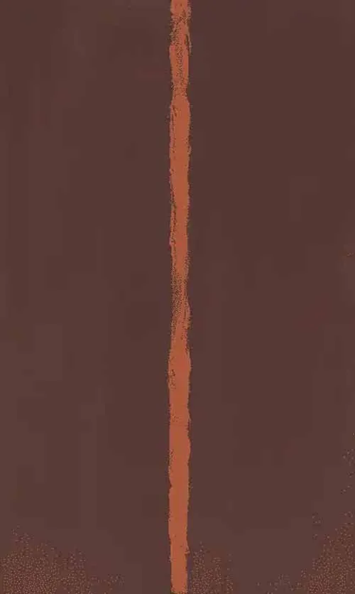 Barnett Newman, Onement (I), 1948. Courtesy MoMA
