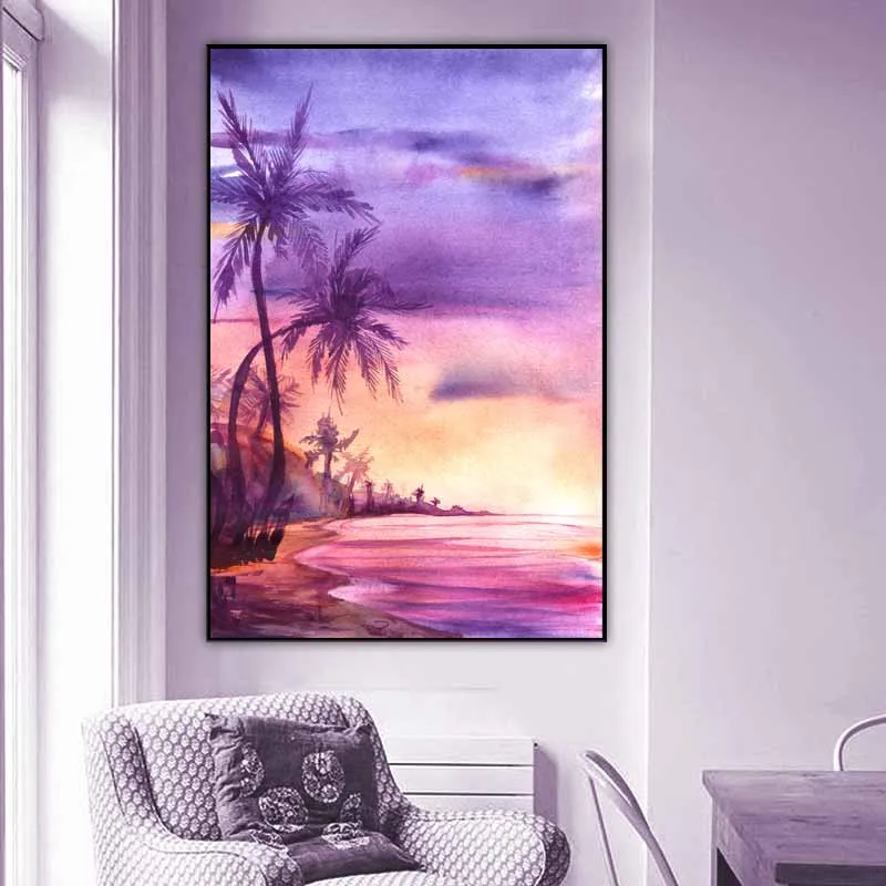 Phong cảnh biển hoàng hôn