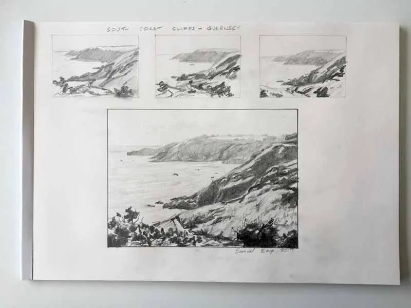 Chọn bức phác thảo phong cảnh hài lòng nhất