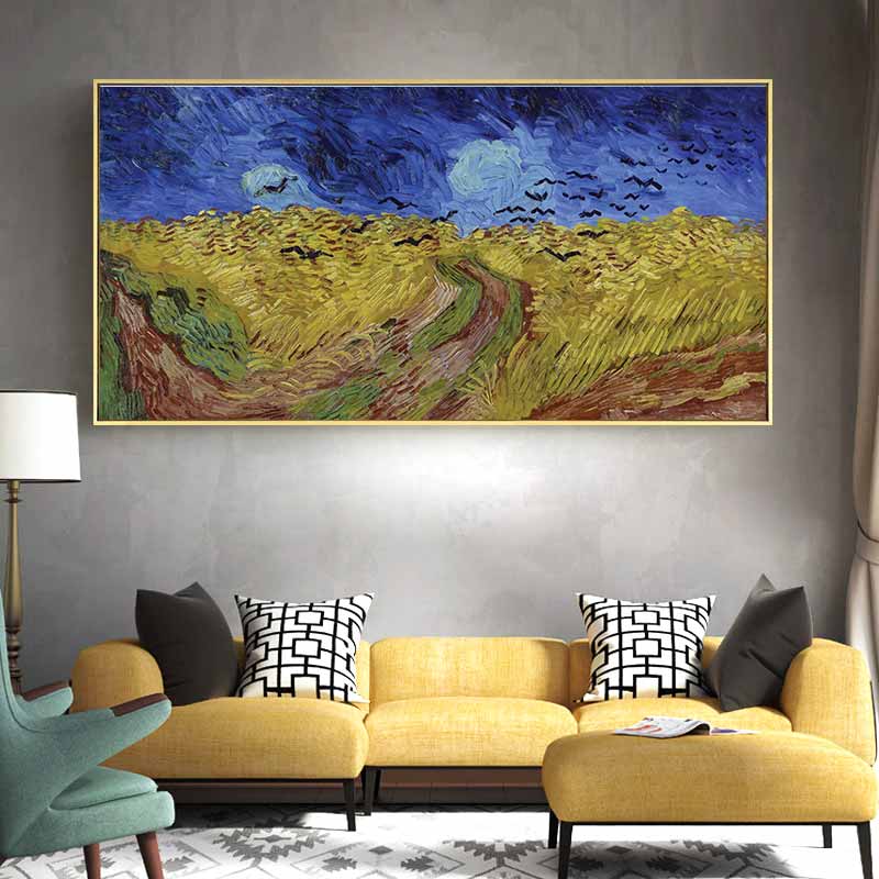 Cánh đồng lúa mì với đàn quạ - Vincent van Gogh