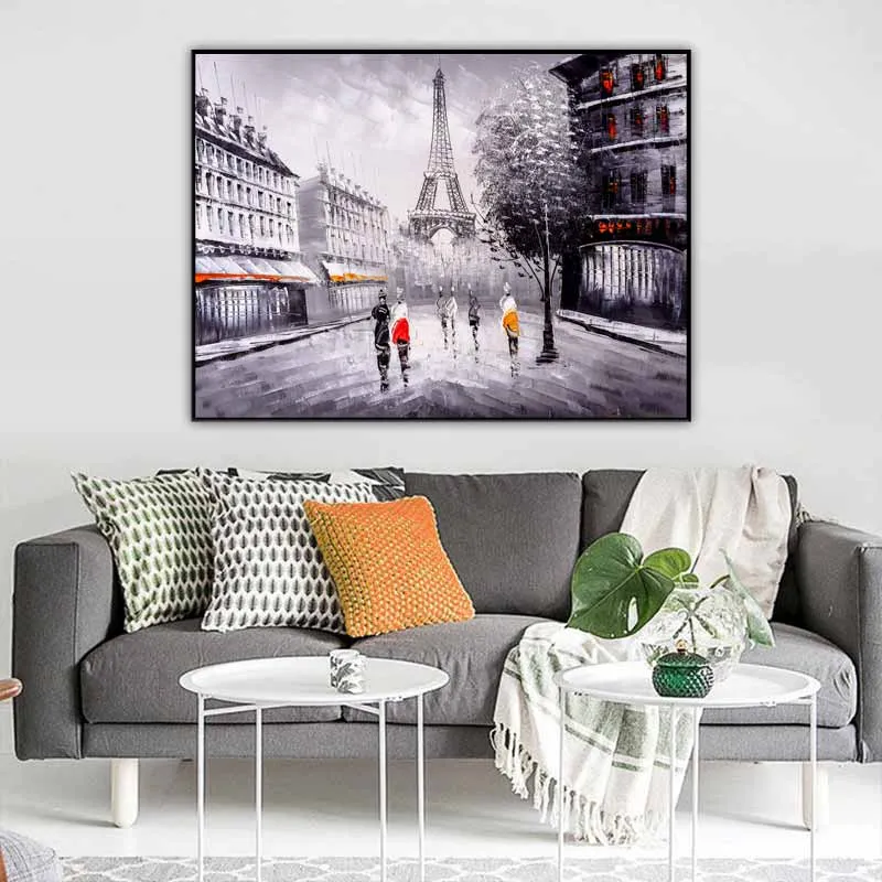 Tranh tháp Eiffel, thành phố Paris