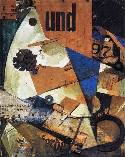 Tác phẩm Das Undbild, 1919 của Kurt Schwitters, được trưng bày tại Staatsgalerie Stuttgart, Stuttgart, Đức.
