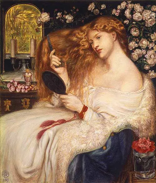 Lady Lilith by Dante Gabriel Rossetti