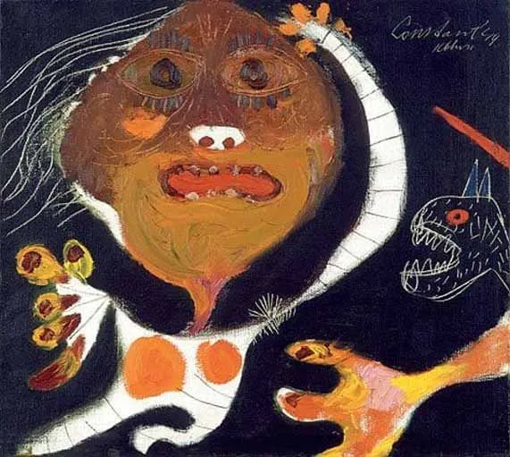 Constant, Untitled (Copenhagen), 1949. Courtesy Tate