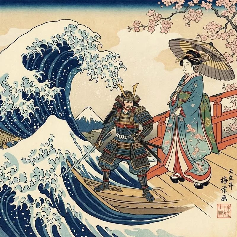 Tranh Ukiyo-e nghệ thuật Phù Thế Hội mô tả đời sống Nhật Bản xưa
