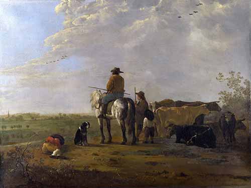  Phong cảnh và người cưỡi ngựa (A Landscape with Horseman)
