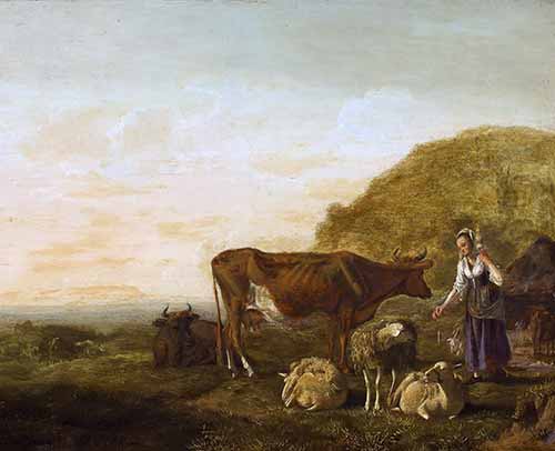 Người nông dân và đàn gia súc (peasant and domestic animals)