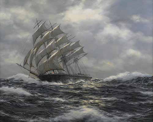 Henry Scott - The American clipper ship North Star