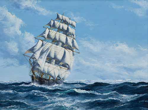 John Bentham-Dinsdale - The United States Clipper Ship 'flying Crow'