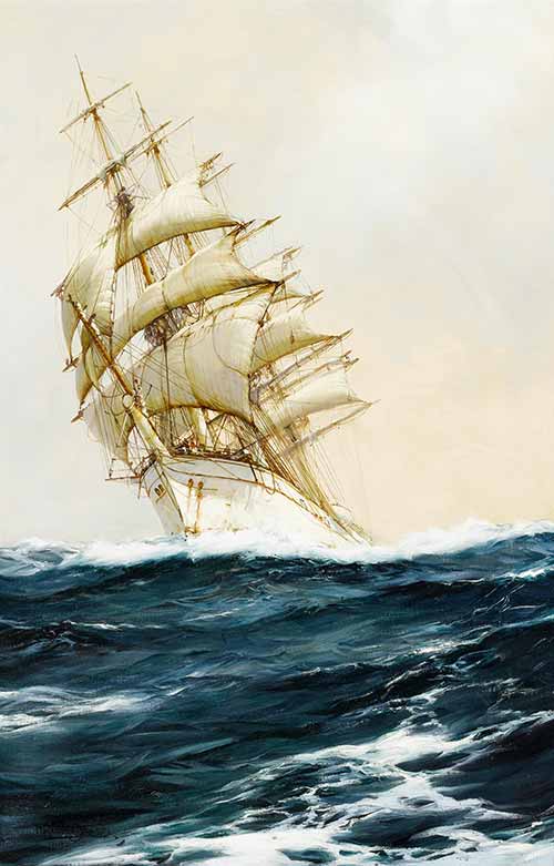 Montague Dawson - The white ship