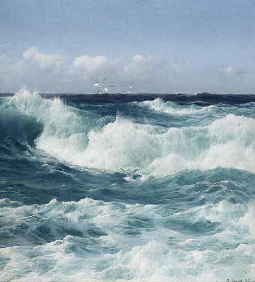 David James - The morning tide, 1898