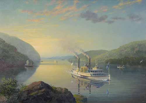 Leonard John Pearce - Gateway to the Highlands, the Hudson River from West Point