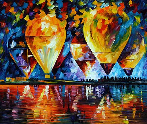 Balloon Sky - Leonid Afremov