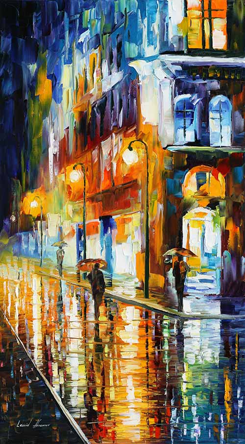 City Of Rain - Leonid Afremov